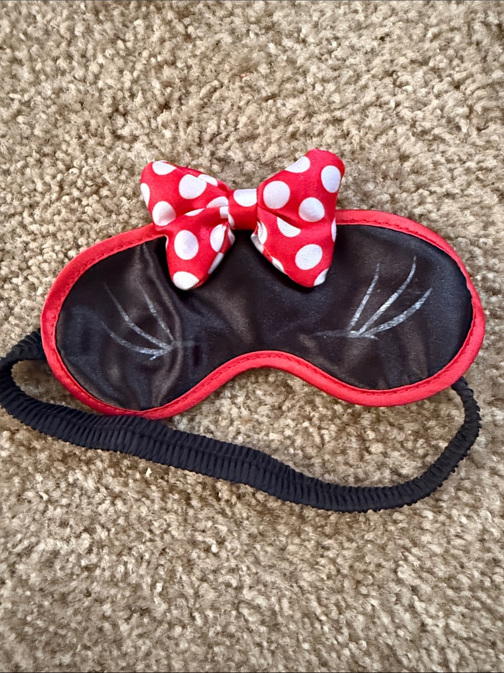 Authentic Disney Parks Minnie Mouse Bow Sleep Mask